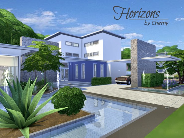 Sims 4 Horizons house by chemy at TSR