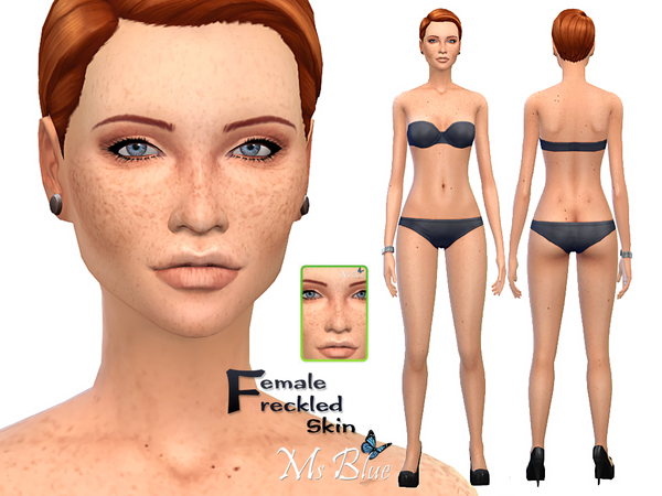 Sims 4 Freckled Female Skin by Ms Blue at TSR