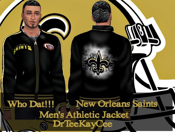 Sims 4 Giants & the Saints jackets at Sim Culture Nation