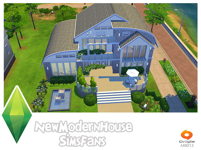 Sims 4 New Modern House at Sims Fans