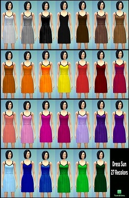 Dress sun 27 recolors at Life Sims – tami05ims