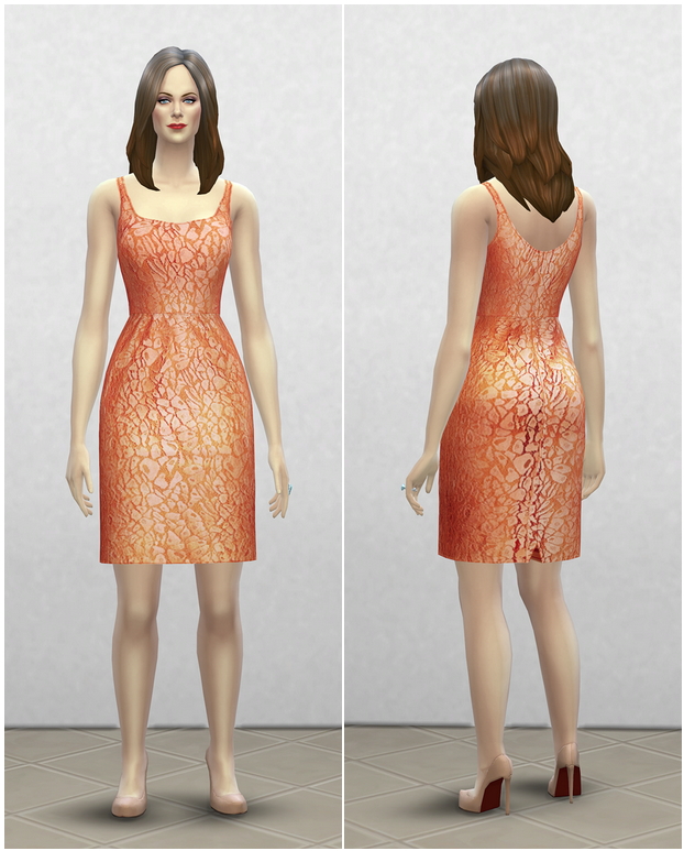 Sims 4 Issa lace dress at Rusty Nail