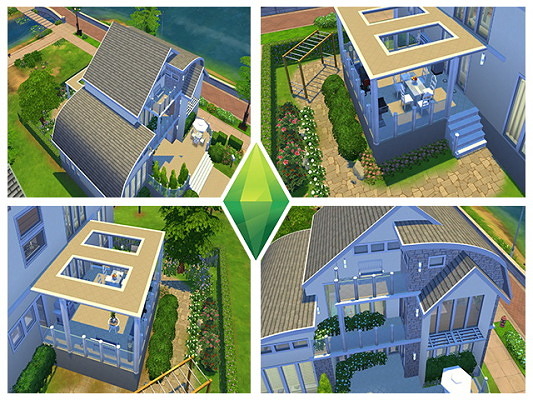 New Modern House at Sims Fans » Sims 4 Updates