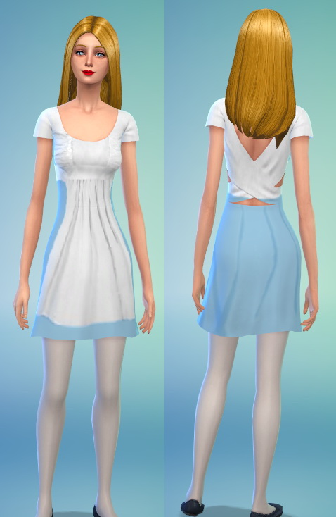 Sims 4 Alice in Wonderland Costume at Belle’s Simblr