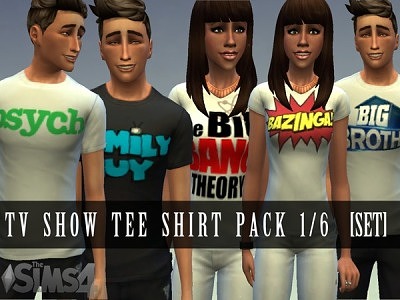 Tv Show Tee Pack Set by clc173 at TSR