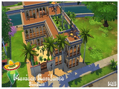 Mexican Residence by m13 at Sims Fans