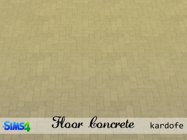 Sims 4 Concrete floors by kardofe at TSR