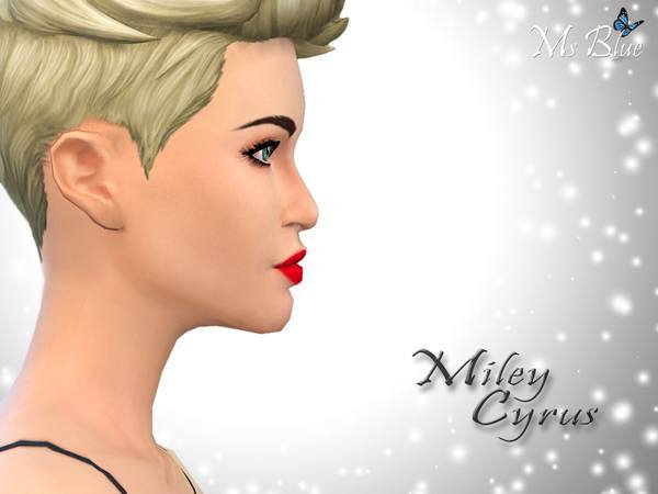 Sims 4 Miley Cyrus by Ms Blue at TSR