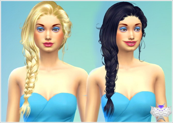 Sims 4 Erena Hair Converted at David Sims