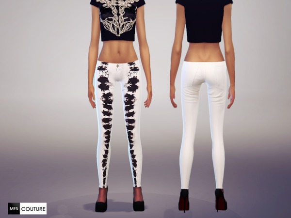 Sims 4 Black & White Party Set by MissFortune at TSR