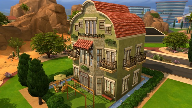 Sims 4 House in Renaissance style by una at Mod The Sims