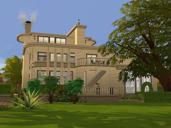 Sims 4 The VAULT house by fredbrenny at TSR