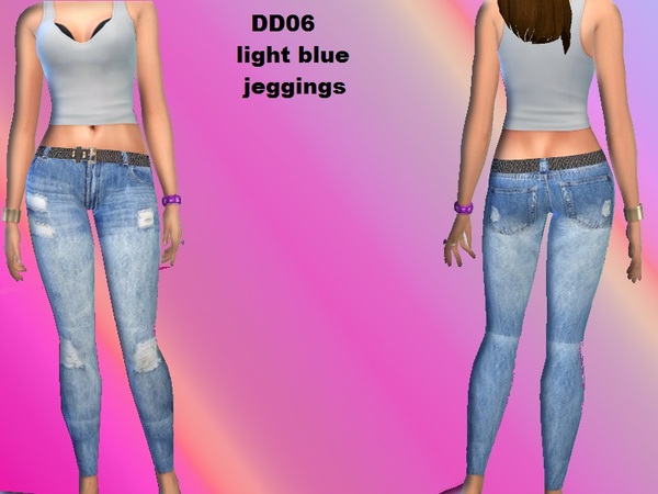 Sims 4 DD06 jeggings set by DivaDelic06 at TSR