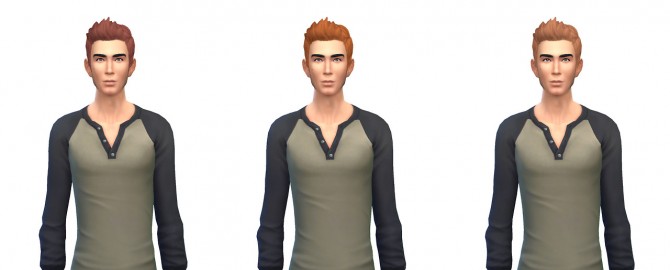 Sims 4 Dreamy flip AM hair 12 recolors at Busted Pixels