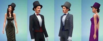 Tophats for gentlemen and ladies by count_cosmos at Mod The Sims