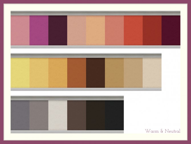 Sims 4 Ive Been Framed Wall recolors by SaudadeSims at Mod The Sims