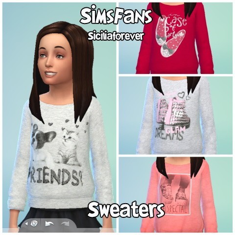 Sims 4 Sweaters by Siciliaforever at Sims Fans