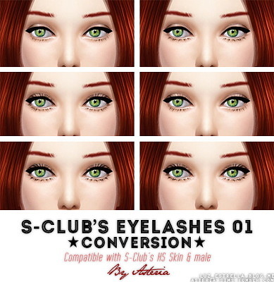 S-Club’s eyelashes 01 conversion at Estrella Brillante