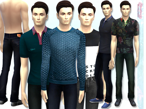 Sims 4 For Him, Casualwear Set by Simsimay at TSR