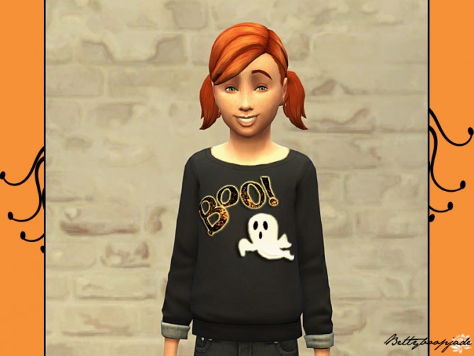Sims 4 Halloween t shirts by Bettyboopjade at Sims Artists