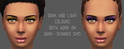 Sims 4 Intense eyeshadow at SqquareSims