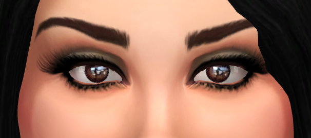Sims 4 Lana Brown Eyes Set by ZoraVenka at TSR