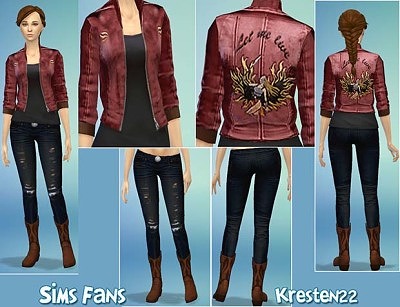 Claire Redfield’s Suit *Resident Evil* at Sims Fans