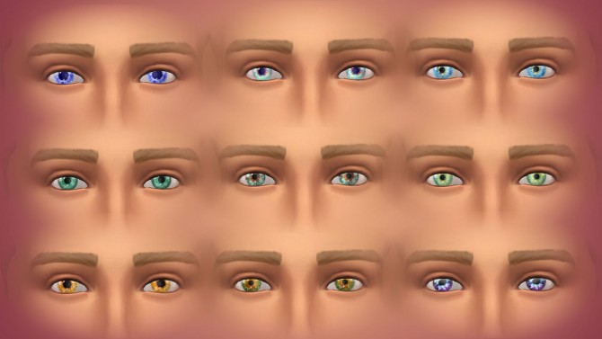 Sims 4 Fantastic colors eyes by malicieuse75 at Mod The Sims