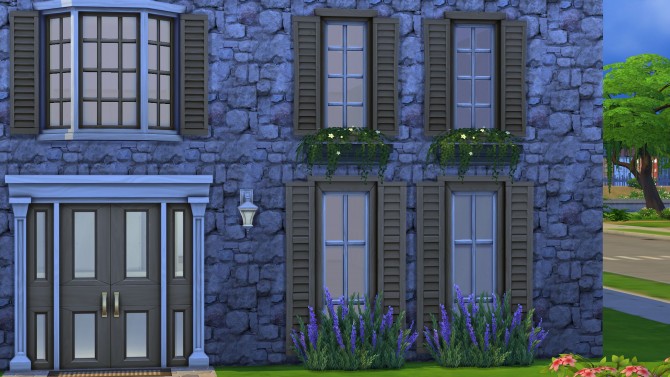 Sims 4 Fixed Stone wall by malicieuse75 at Mod The Sims