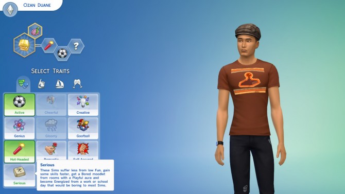 Sims 4 Serious Trait (Reupload) by Zerbu at Mod The Sims