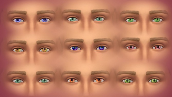 Sims 4 Fantastic colors eyes by malicieuse75 at Mod The Sims