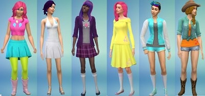 My Little Pony Themed Clothing and Hair by TheUselessMedic at Mod The ...