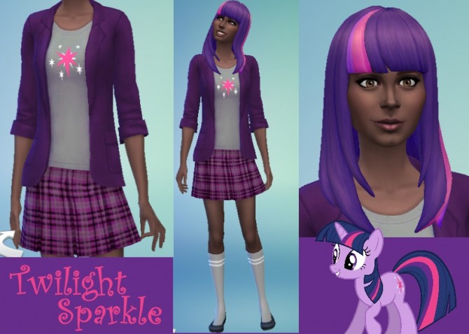 Sims 4 My Little Pony Themed Clothing and Hair by TheUselessMedic at Mod The Sims