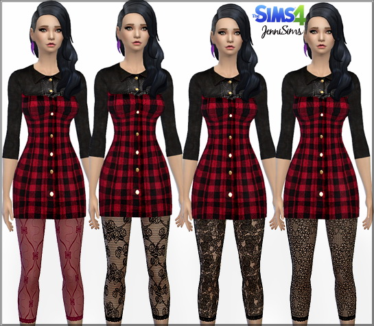 Sims 4 Lace leggings at Jenni Sims