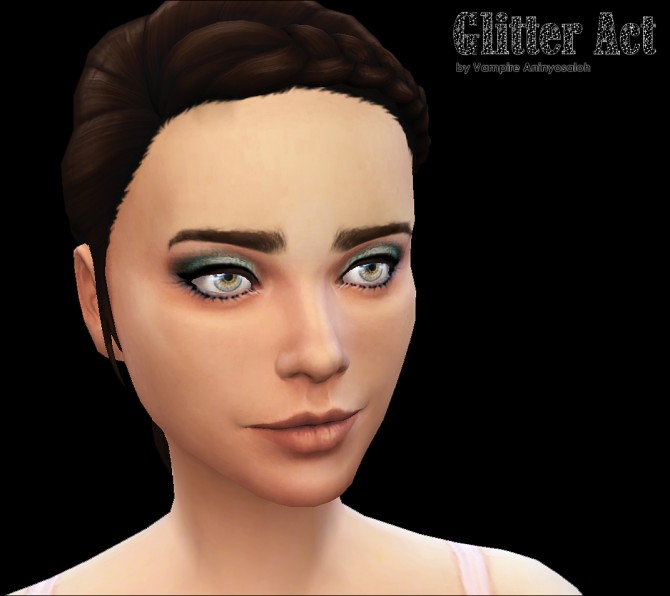 Sims 4 Glitter Act Eyeshadow 8 colors by Vampire aninyosaloh at Mod The Sims