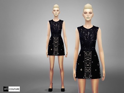 Black Swan Dress by MissFortune at TSR