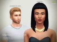 Legendary Lovers Hair Set at LumiaLover Sims