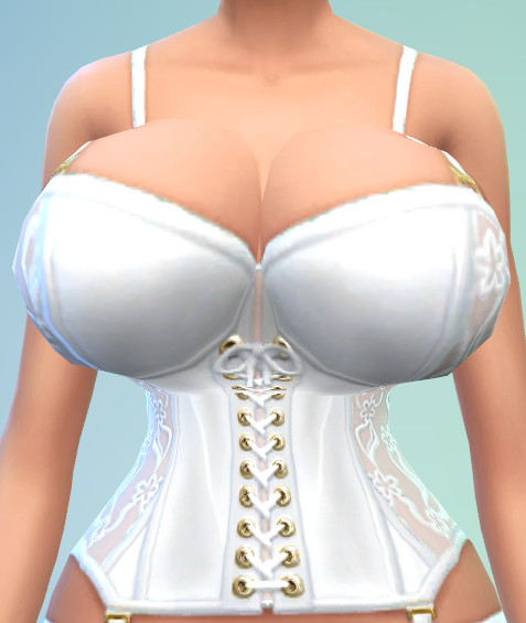 Sims 4 Breast Augmentation expanded range of sliders by EVOL EVOLVED at Mod The Sims