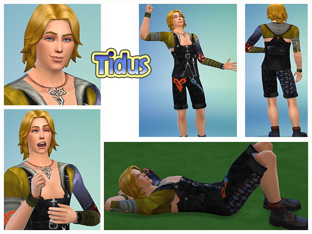 Sims 4 TIDUS FROM FINAL FANTASY X by Sim4fun at Sims Fans