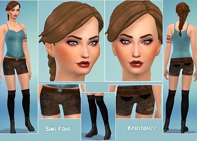 Lara Croft’s Suite by Kresten 22 at Sims Fans