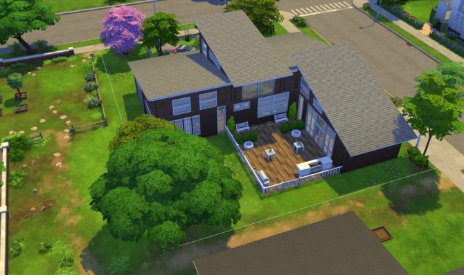 Sims 4 Moderne Garden residence by Pruedence at All 4 Sims