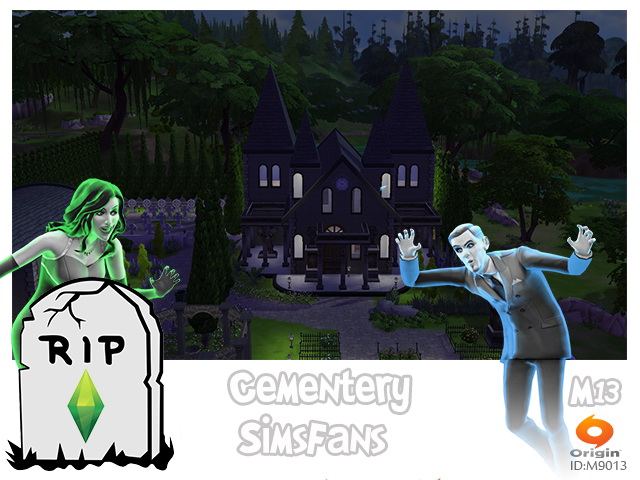 Sims 4 Cemetery by M13 at Sims Fans
