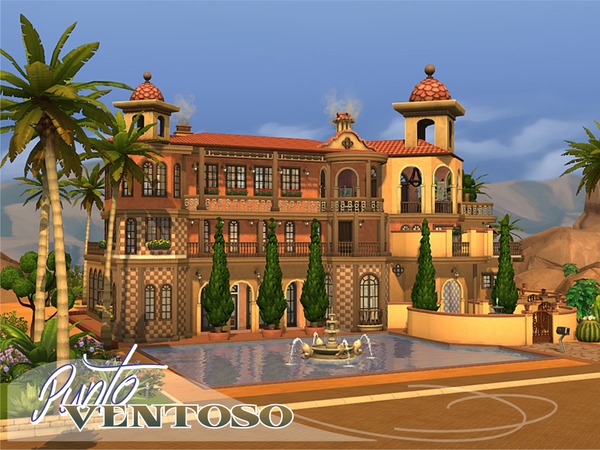Sims 4 Punto Ventoso house by fredbrenny at TSR