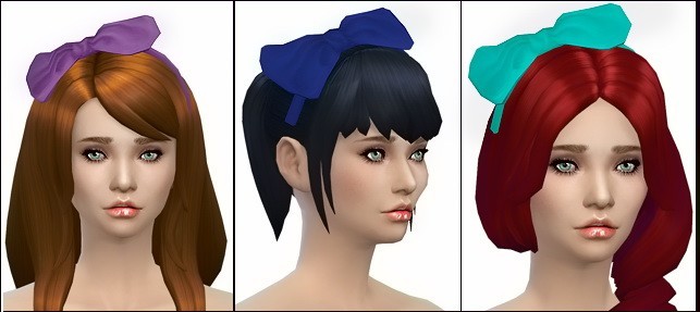 Sims 4 Bow Headband at Jenni Sims