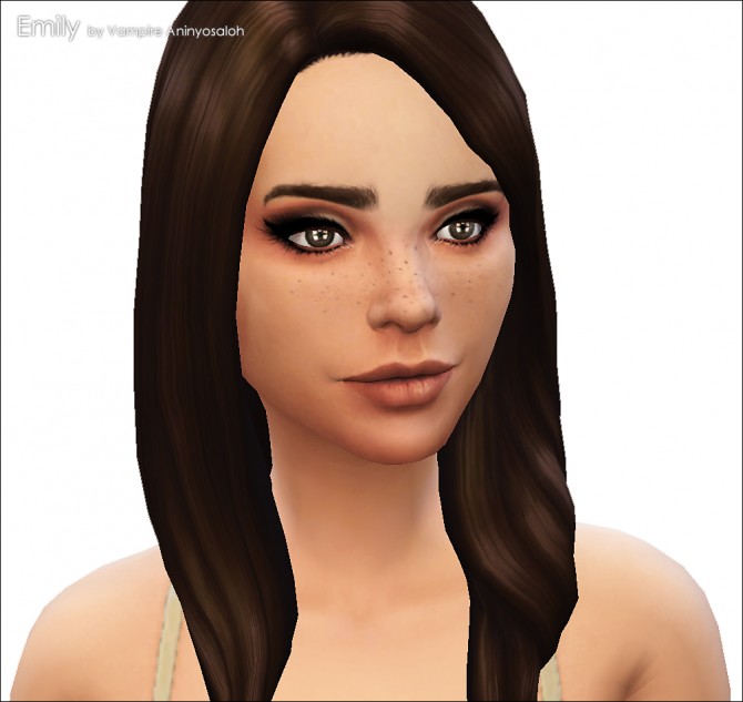 Sims 4 Emily by Vampire aninyosaloh at Mod The Sims