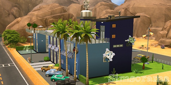 Sims 4 Navy Airport at Simsorama