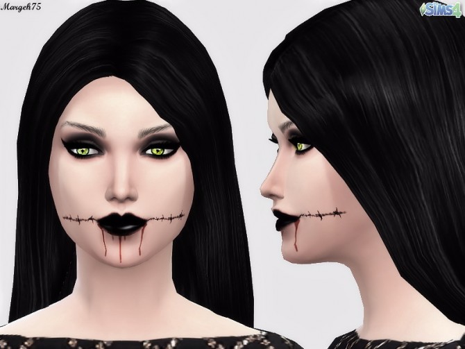Sims 4 Halloween Lips by Margies Sims at Sims Addictions
