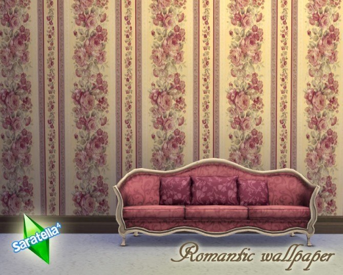 Sims 4 Romantic Wallpaper at Saratella’s Place