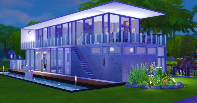 Sims 4 Modern Chic house at Seventhecho