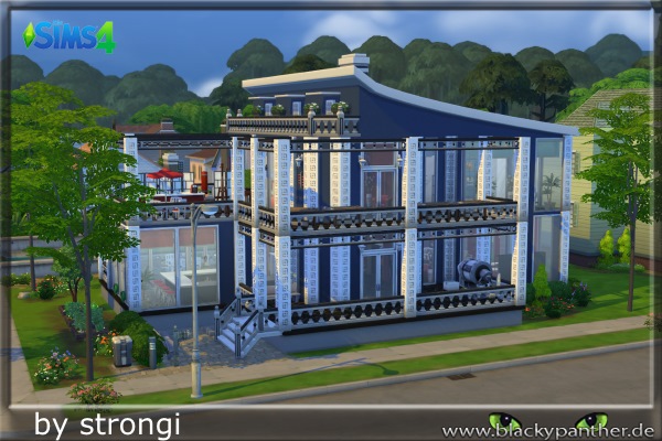 Sims 4 Born To Be Rich house by strongi at Blacky’s Sims Zoo